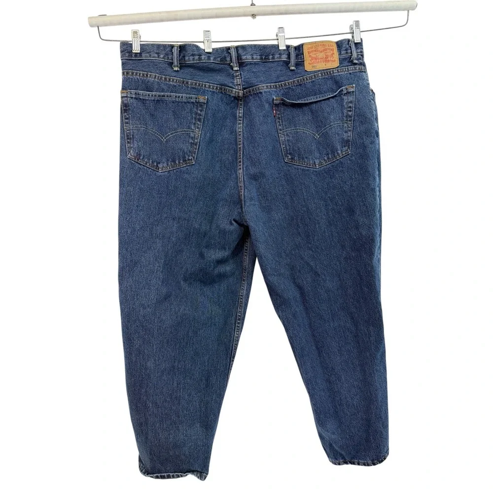 Levi's 560 Comfort Fit Mens Jeans 46x30 Medium Wash Blue Denim (CC34)‎